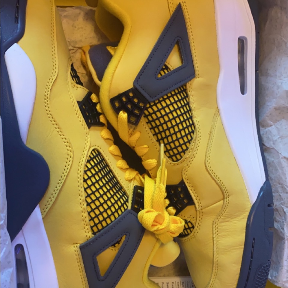 Jordan 4 Lightning Brand New From Stock X Size 105